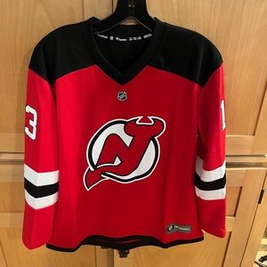 Youth L/XL NJ Devils Hockey Jersey Hischier